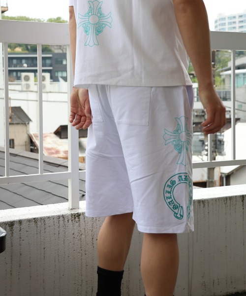 GALLIS ADDICTION(ガリスアディクション)の「GA Color 刺繍&Print Shorts(その他パンツ・メンズ・ホワイト/ブラック系2/ブラック・L/M)」の12枚目の写真