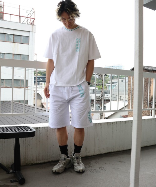 GALLIS ADDICTION(ガリスアディクション)の「GA Color 刺繍&Print Shorts(その他パンツ・メンズ・ホワイト/ブラック系2/ブラック・L/M)」の14枚目の写真