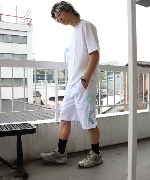 GALLIS ADDICTION(ガリスアディクション)の「GA Color 刺繍&Print Shorts(その他パンツ・メンズ・ホワイト/ブラック系2/ブラック・L/M)」の18枚目の写真