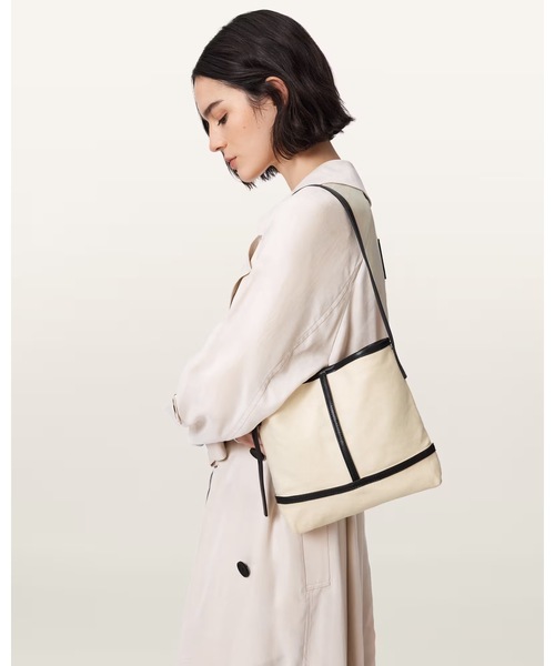 ALLSAINTS（オールセインツ）の「ASHA MINI CANVAS | ASHA ミニ キャンバス（ショルダーバッグ・レディース・ホワイト系その他・ONE SIZE）」の2枚目の写真