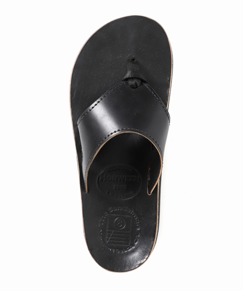THE SANDALMAN（サンダルマン）の「THE SANDALMAN / サンダルマン 別注 501 ホーウィン シェルコードバン（サンダル・メンズ・ボルドー/ブラック・90/80/70）」の12枚目の写真