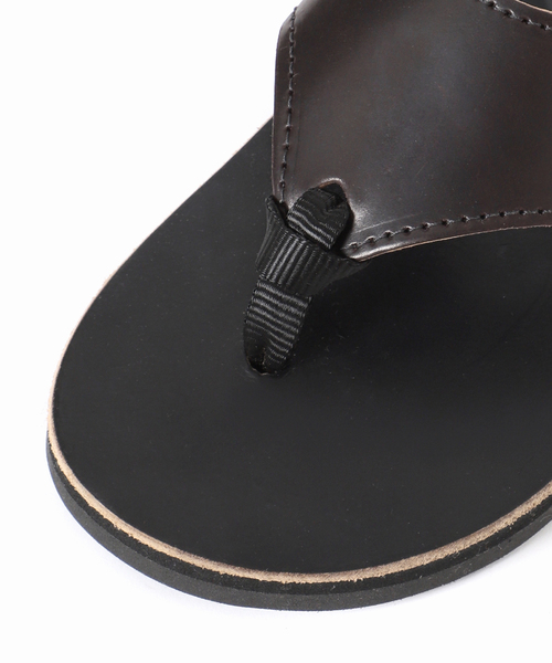 THE SANDALMAN（サンダルマン）の「THE SANDALMAN / サンダルマン 別注 501 ホーウィン シェルコードバン（サンダル・メンズ・ボルドー/ブラック・90/80/70）」の17枚目の写真