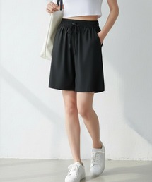 LOWO（ロワ）の「シワになりにくい多機能イージーショーツ / UVカット・冷感・撥水・速乾《素材動画あり》（その他パンツ）」