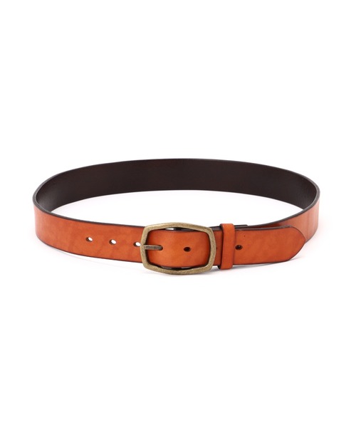 AVIREX(アヴィレックス)の「《直営店限定》COW LEATHER BELT SINGLE PIN / 牛革 シングルピン ベルト / AVIREX /アヴィレックス(ベルト・メンズ・ブラック/ダークブラウン/キャメル・32inch/30inch/36inch/28inch/34inch)」の3枚目の写真