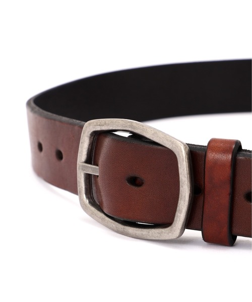 AVIREX(アヴィレックス)の「《直営店限定》COW LEATHER BELT SINGLE PIN / 牛革 シングルピン ベルト / AVIREX /アヴィレックス(ベルト・メンズ・ブラック/ダークブラウン/キャメル・32inch/30inch/36inch/28inch/34inch)」の8枚目の写真