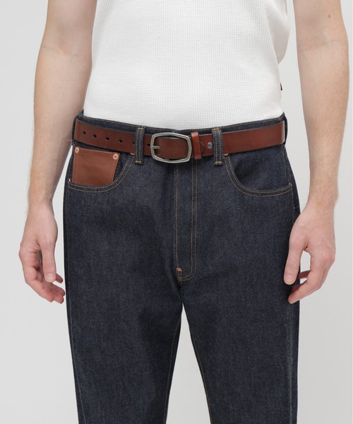 AVIREX(アヴィレックス)の「《直営店限定》COW LEATHER BELT SINGLE PIN / 牛革 シングルピン ベルト / AVIREX /アヴィレックス(ベルト・メンズ・ブラック/ダークブラウン/キャメル・32inch/30inch/36inch/28inch/34inch)」の15枚目の写真