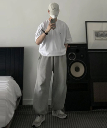 NUS（ナス）の「YEI パッチ 1/2 Tシャツ ホワイト（Tシャツ/カットソー）」