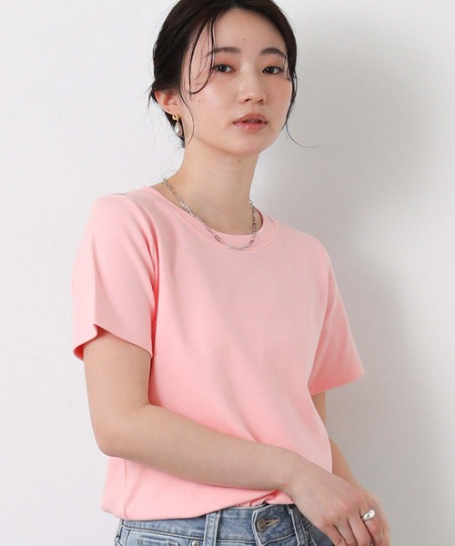 Gready Brilliant（グレディブリリアン）の「ＣＩＣＡ配合クルーネックカットソー（Tシャツ/カットソー・レディース・ブラック/ピンク/オフホワイト・38）」の3枚目の写真