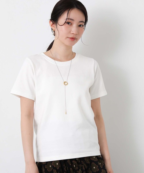 Gready Brilliant（グレディブリリアン）の「ＣＩＣＡ配合クルーネックカットソー（Tシャツ/カットソー・レディース・ブラック/ピンク/オフホワイト・38）」の8枚目の写真