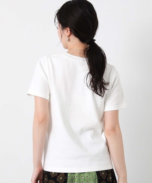 Gready Brilliant（グレディブリリアン）の「ＣＩＣＡ配合クルーネックカットソー（Tシャツ/カットソー・レディース・ブラック/ピンク/オフホワイト・38）」の10枚目の写真