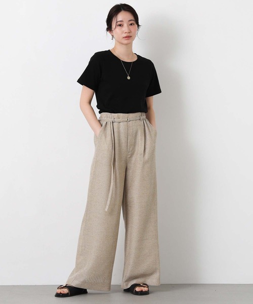 Gready Brilliant（グレディブリリアン）の「ＣＩＣＡ配合クルーネックカットソー（Tシャツ/カットソー・レディース・ブラック/ピンク/オフホワイト・38）」の13枚目の写真