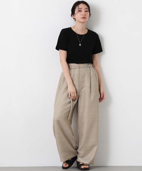 Gready Brilliant（グレディブリリアン）の「ＣＩＣＡ配合クルーネックカットソー（Tシャツ/カットソー・レディース・ブラック/ピンク/オフホワイト・38）」の16枚目の写真