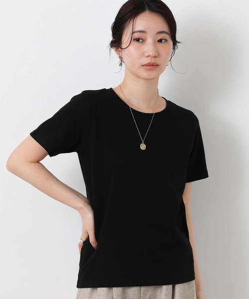 Gready Brilliant（グレディブリリアン）の「ＣＩＣＡ配合クルーネックカットソー（Tシャツ/カットソー・レディース・ブラック/ピンク/オフホワイト・38）」の17枚目の写真