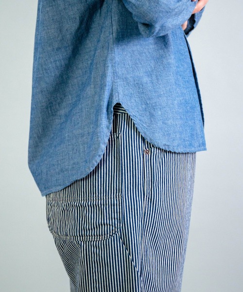 OMNIGOD（オムニゴッド）の「[OMNIGOD womens / オムニゴッド] シャンブレー スタンドカラーシャツ（シャツ/ブラウス・レディース・ワンウォッシュ・3/2）」の9枚目の写真