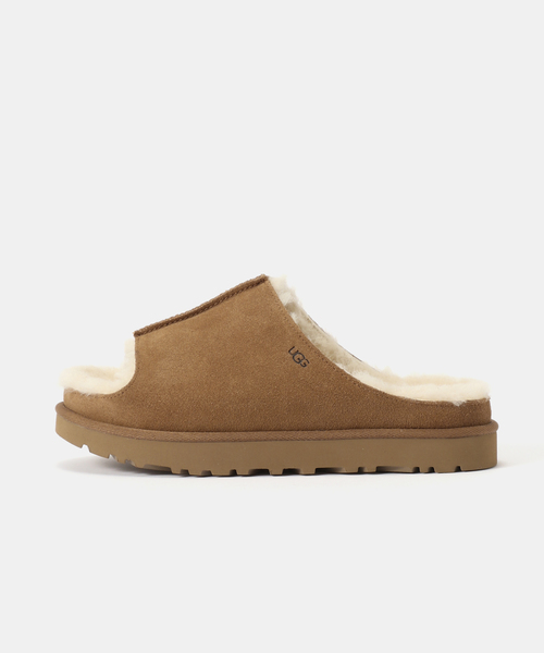 UGG(アグ)の「UGG W Greenport Slide 1167610-CHE(サンダル・レディース・タン・22cm/23cm/24cm/25cm)」の1枚目の写真