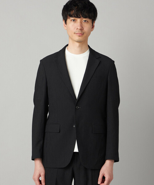 COMME CA MEN(コムサメン)の「【セットアップ対応】3Dエアートリコット シングルテーラードジャケット(テーラードジャケット・メンズ・ブラック/カーキ・M/S/L)」の10枚目の写真