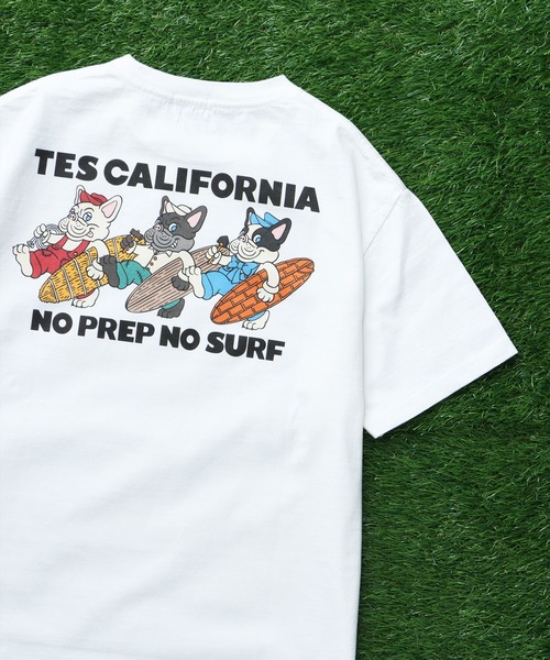 The Endless Summer(エンドレスサマー)の「TES THREE LITTILE BUHIS T-SHIRT/ Tシャツ(Tシャツ/カットソー・メンズ・ホワイト/アイボリー/グレー・SMALL/MEDIUM/LARGE/X-LARGE)」の2枚目の写真