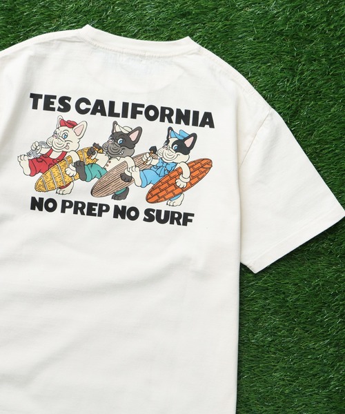 The Endless Summer(エンドレスサマー)の「TES THREE LITTILE BUHIS T-SHIRT/ Tシャツ(Tシャツ/カットソー・メンズ・ホワイト/アイボリー/グレー・SMALL/MEDIUM/LARGE/X-LARGE)」の3枚目の写真