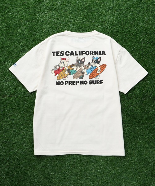 The Endless Summer(エンドレスサマー)の「TES THREE LITTILE BUHIS T-SHIRT/ Tシャツ(Tシャツ/カットソー・メンズ・ホワイト/アイボリー/グレー・SMALL/MEDIUM/LARGE/X-LARGE)」の8枚目の写真