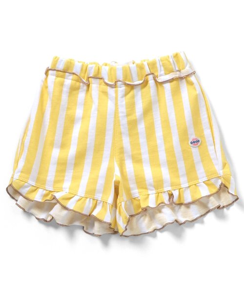BREEZE(ブリーズ)の「フリルカットソーハーフパンツ(その他パンツ・キッズ・オレンジ/イエロー/ピンク/ブルー/チャコール・90/80/140/130/120/110/100)」の3枚目の写真