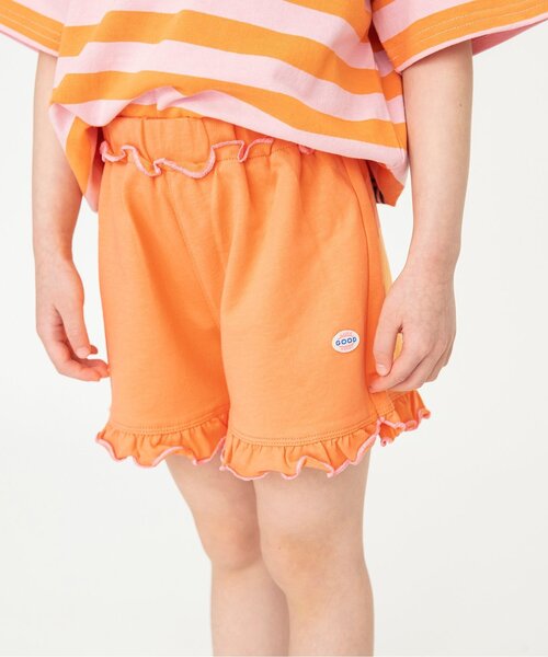 BREEZE(ブリーズ)の「フリルカットソーハーフパンツ(その他パンツ・キッズ・オレンジ/イエロー/ピンク/ブルー/チャコール・90/80/140/130/120/110/100)」の5枚目の写真