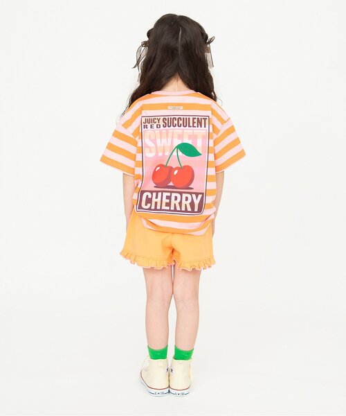 BREEZE(ブリーズ)の「フリルカットソーハーフパンツ(その他パンツ・キッズ・オレンジ/イエロー/ピンク/ブルー/チャコール・90/80/140/130/120/110/100)」の8枚目の写真