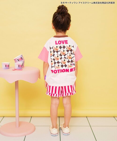 BREEZE(ブリーズ)の「フリルカットソーハーフパンツ(その他パンツ・キッズ・オレンジ/イエロー/ピンク/ブルー/チャコール・90/80/140/130/120/110/100)」の10枚目の写真