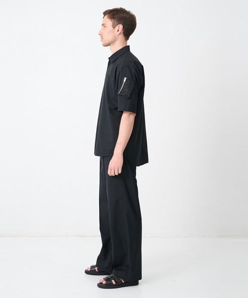CINOH(チノ)の「【CINOH/チノ】別注SUMMER WOOL RELAX PT(スラックス・メンズ・ダークグレー/ブラック・44/46/48)」の14枚目の写真