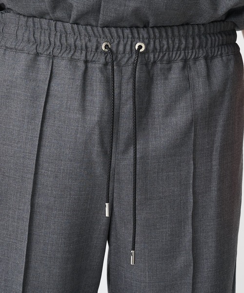 CINOH(チノ)の「【CINOH/チノ】別注SUMMER WOOL RELAX PT(スラックス・メンズ・ダークグレー/ブラック・44/46/48)」の6枚目の写真
