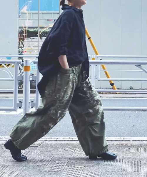 JOURNAL STANDARD LUXE(ジャーナルスタンダード ラックス)の「エアリネン Plainシャツ(シャツ/ブラウス・レディース・バーガンディー/ブラック・FREE)」の6枚目の写真