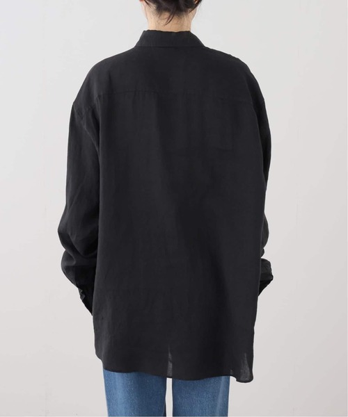 JOURNAL STANDARD LUXE(ジャーナルスタンダード ラックス)の「エアリネン Plainシャツ(シャツ/ブラウス・レディース・バーガンディー/ブラック・FREE)」の18枚目の写真
