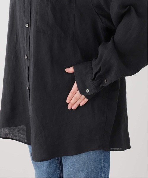 JOURNAL STANDARD LUXE(ジャーナルスタンダード ラックス)の「エアリネン Plainシャツ(シャツ/ブラウス・レディース・バーガンディー/ブラック・FREE)」の20枚目の写真