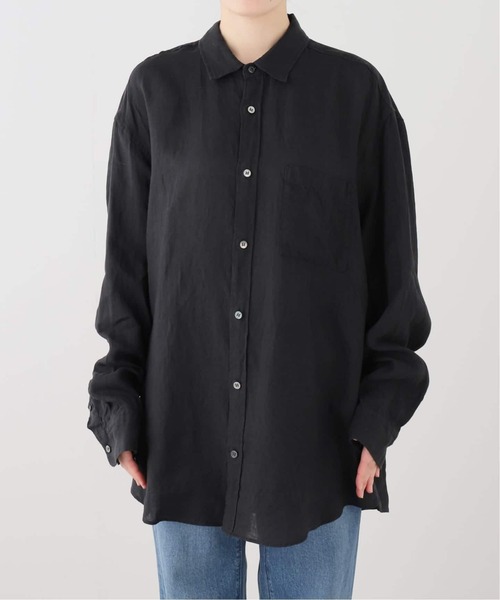 JOURNAL STANDARD LUXE(ジャーナルスタンダード ラックス)の「エアリネン Plainシャツ(シャツ/ブラウス・レディース・バーガンディー/ブラック・FREE)」の20枚目の写真