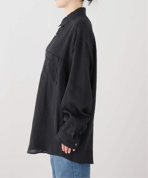 JOURNAL STANDARD LUXE(ジャーナルスタンダード ラックス)の「エアリネン Plainシャツ(シャツ/ブラウス・レディース・バーガンディー/ブラック・FREE)」の21枚目の写真
