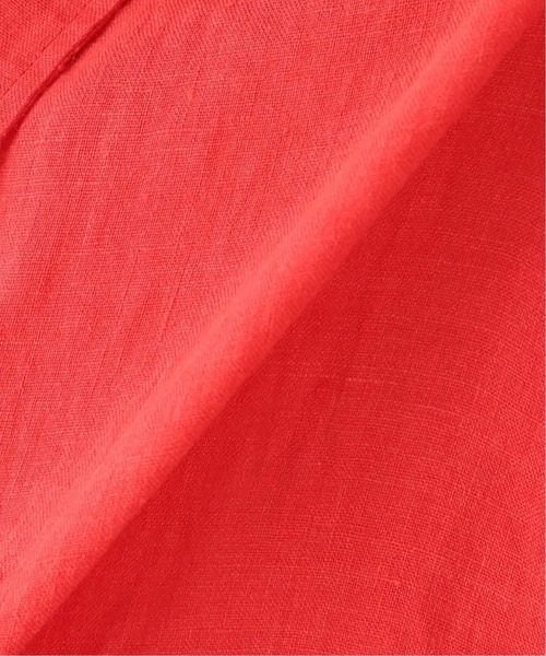 JOURNAL STANDARD LUXE(ジャーナルスタンダード ラックス)の「エアリネン Plainシャツ(シャツ/ブラウス・レディース・バーガンディー/ブラック・FREE)」の3枚目の写真