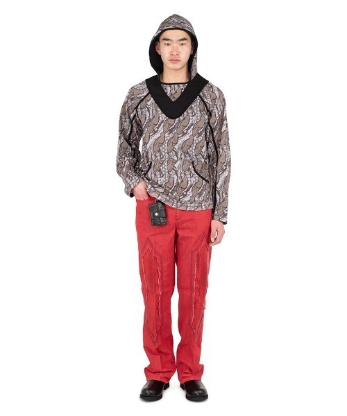 KIKO KOSTADINOV（キコ コスタディノフ）の「KIKO KOSTADINOV/キココスタディノフ/GIZI HOODED TOP（Tシャツ/カットソー・メンズ・その他24/ブラック・44/46）」の9枚目の写真