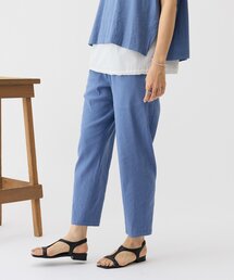 BEARDSLEY | リネンストレッチウエストリブスリムパンツ(その他パンツ)