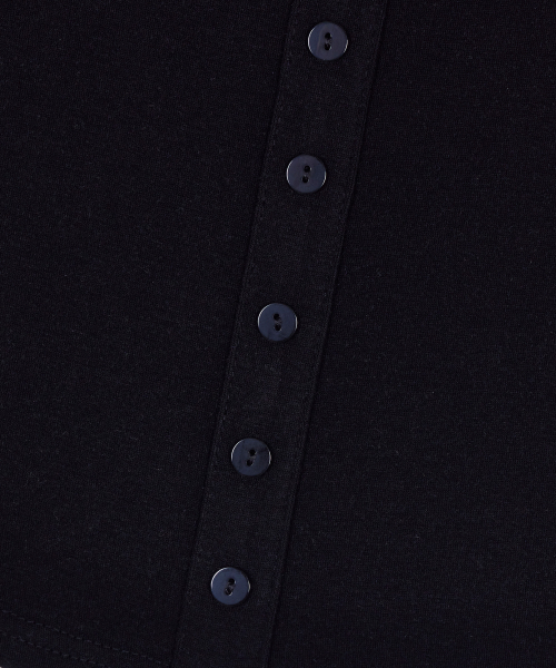 DYSFUNCT（ディスファンクト）の「BUTTON DETAIL CAP SLEEVES TOP(BLACK)（Tシャツ/カットソー・レディース・その他・FREE）」の7枚目の写真