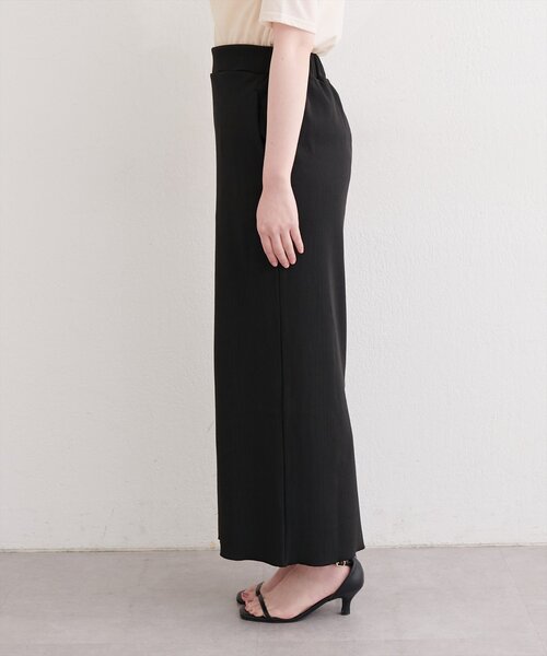 natural couture(ナチュラルクチュール)の「【sherbet line】接触冷感リブカットスカート(スカート・レディース・ブラック/チャコールグレー/アイボリー・LARGE/MEDIUM/SMALL)」の17枚目の写真