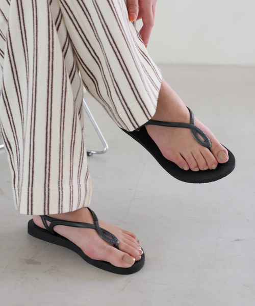 havaianas（ハワイアナス）の「《WEB限定》Havaianas/ハワイアナス LUNA サンダル LUNA4129697（サンダル・レディース・ブラウン/ブラック・23cm/24.5cm/25.5cm/22cm）」の5枚目の写真