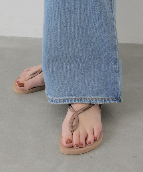 havaianas（ハワイアナス）の「《WEB限定》Havaianas/ハワイアナス LUNA サンダル LUNA4129697（サンダル・レディース・ブラウン/ブラック・23cm/24.5cm/25.5cm/22cm）」の9枚目の写真