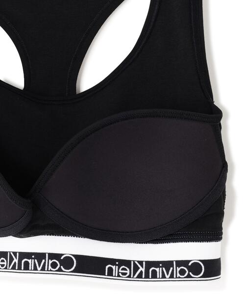 Calvin Klein Underwear（カルバンクラインアンダーウェア）の「CALVIN KLEIN UNDERWEAR/カルバン クライン アンダーウェア/LGHT LINED BRALETTE（スポーツブラ・レディース・グレー/ブラック・M/S）」の7枚目の写真
