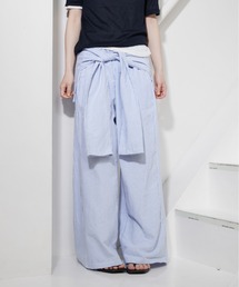 Stripe Wrap Pants|ストライプラップパンツ