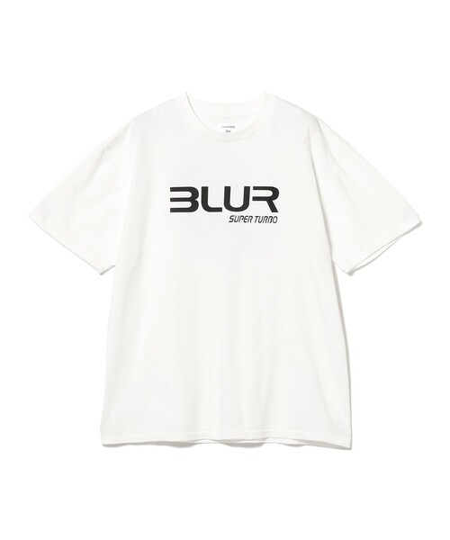 International Gallery BEAMS(インターナショナルギャラリービームス)の「Insonnia Projects / Blur SUPER TURBO グラフィック Tシャツ(Tシャツ/カットソー・メンズ・ホワイト系その他2/ブラック系その他4/ブルー・3/2/1)」の2枚目の写真
