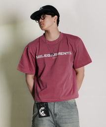 THE MILE（ザマイル）の「マイルガーメンツ クロップクルーネック_PIGMENT RED（Tシャツ/カットソー）」