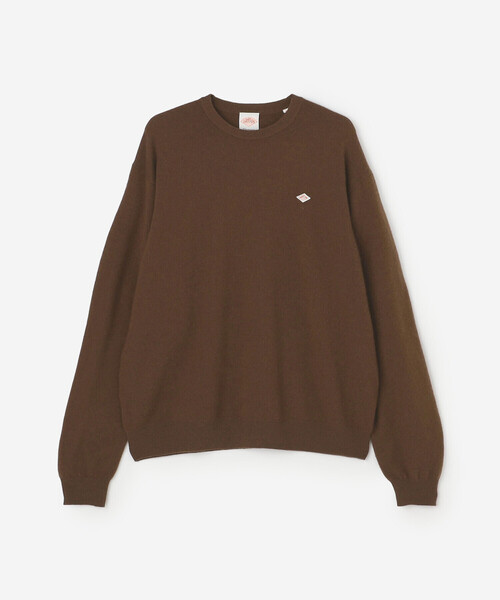 DANTON(ダントン)の「DANTON | ラムウール クルーネックニットプルオーバー MEN(ニット/セーター・メンズ・ブラック/ブラウン/ブラウン系その他2/レッド/オートミール/ブルー/グリーン系その他・40/44/42)」の3枚目の写真