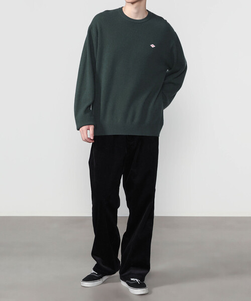 DANTON(ダントン)の「DANTON | ラムウール クルーネックニットプルオーバー MEN(ニット/セーター・メンズ・ブラック/ブラウン/ブラウン系その他2/レッド/オートミール/ブルー/グリーン系その他・40/44/42)」の12枚目の写真