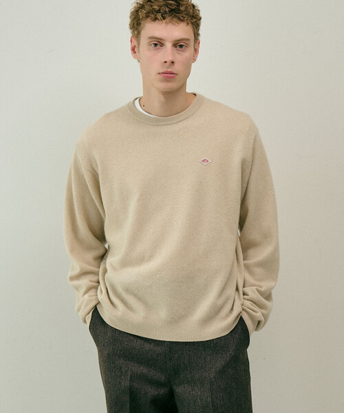 DANTON(ダントン)の「DANTON | ラムウール クルーネックニットプルオーバー MEN(ニット/セーター・メンズ・ブラック/ブラウン/ブラウン系その他2/レッド/オートミール/ブルー/グリーン系その他・40/44/42)」の11枚目の写真