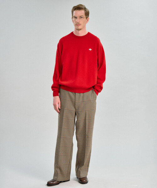 DANTON(ダントン)の「DANTON | ラムウール クルーネックニットプルオーバー MEN(ニット/セーター・メンズ・ブラック/ブラウン/ブラウン系その他2/レッド/オートミール/ブルー/グリーン系その他・40/44/42)」の9枚目の写真