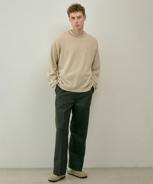 DANTON(ダントン)の「DANTON | ラムウール クルーネックニットプルオーバー MEN(ニット/セーター・メンズ・ブラック/ブラウン/ブラウン系その他2/レッド/オートミール/ブルー/グリーン系その他・40/44/42)」の10枚目の写真